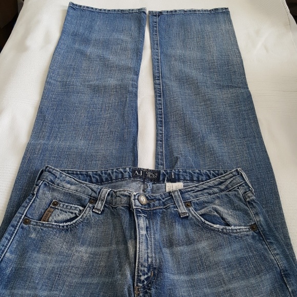 ARMANI JEAN MADE IN ITALY STONE WASHED JEAN - Picture 3 of 8